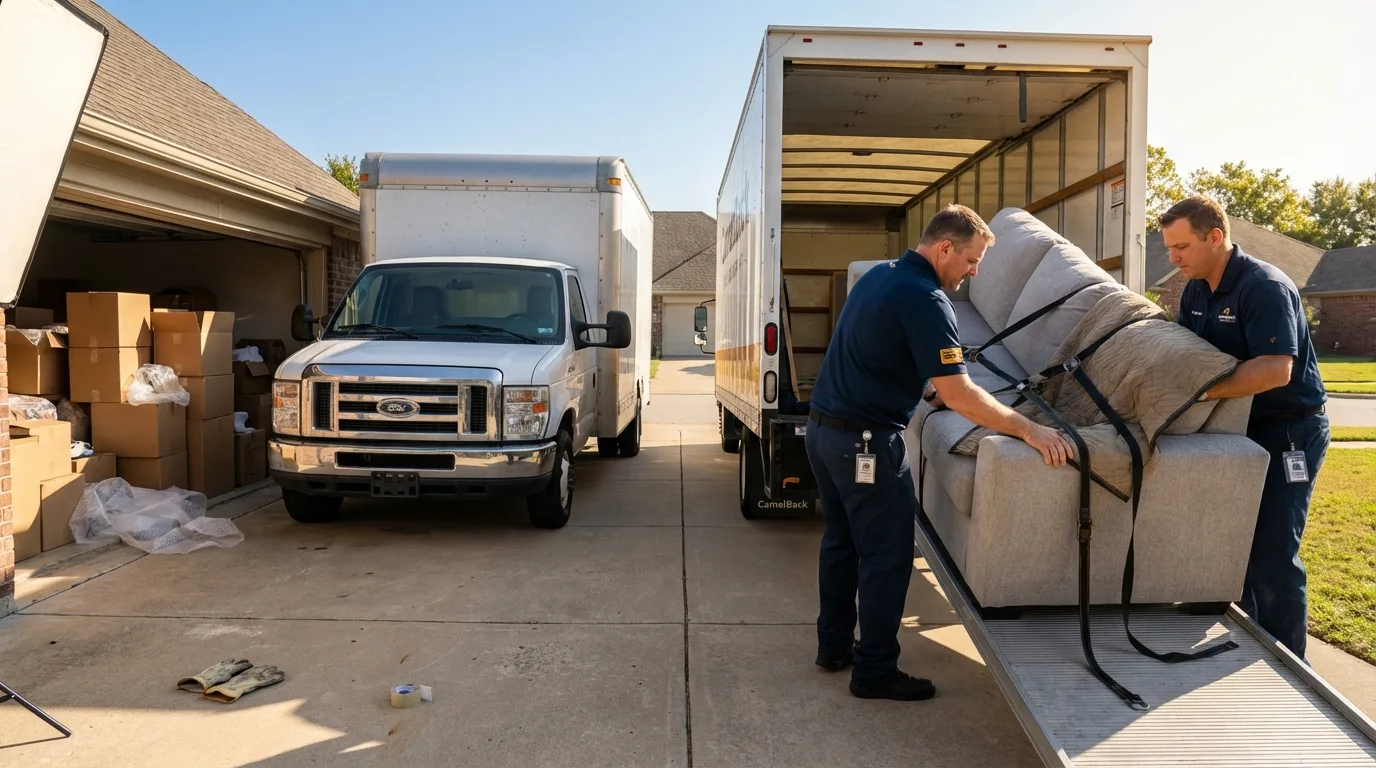 DIY truck vs professional crew comparison in Millington